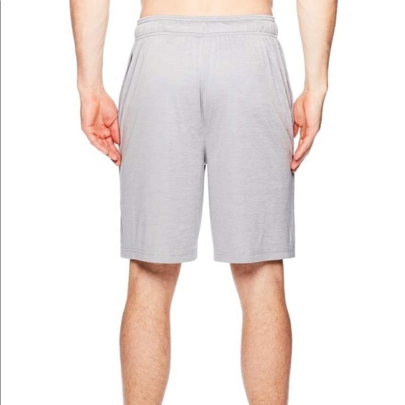 New Men’s Reebok Drawstring Athletic Shorts Gray - Picture 3 of 12